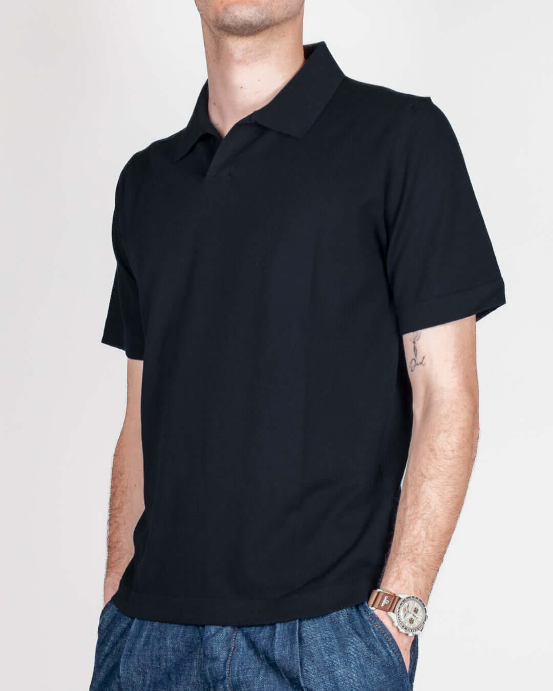 Polo collo derby Retois manica corta puro cotone Art. 1.6111