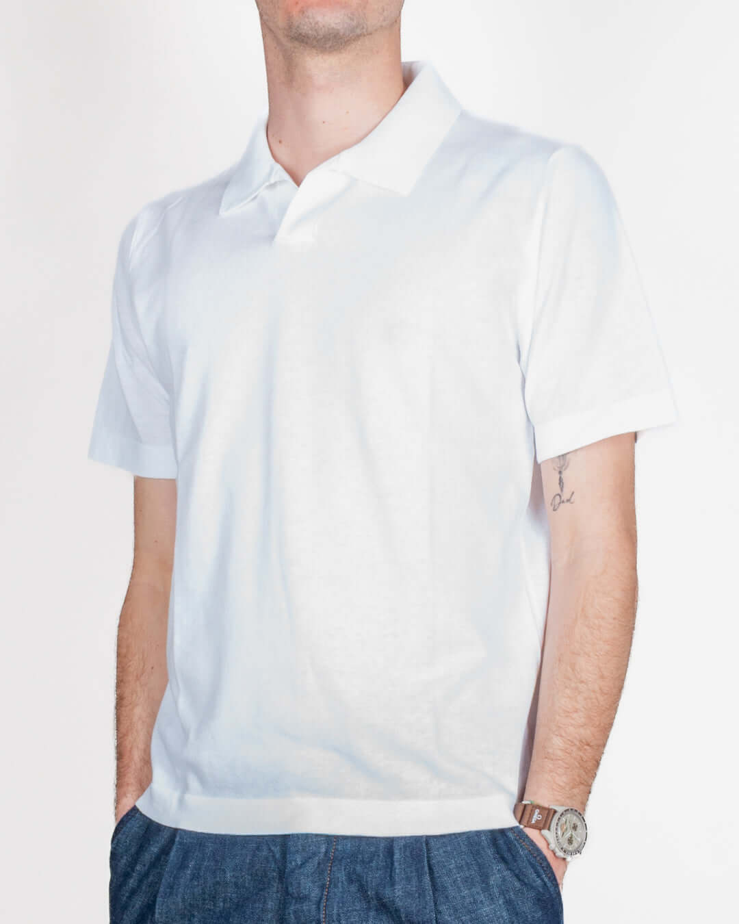 Polo collo derby Retois manica corta puro cotone Art. 1.6111