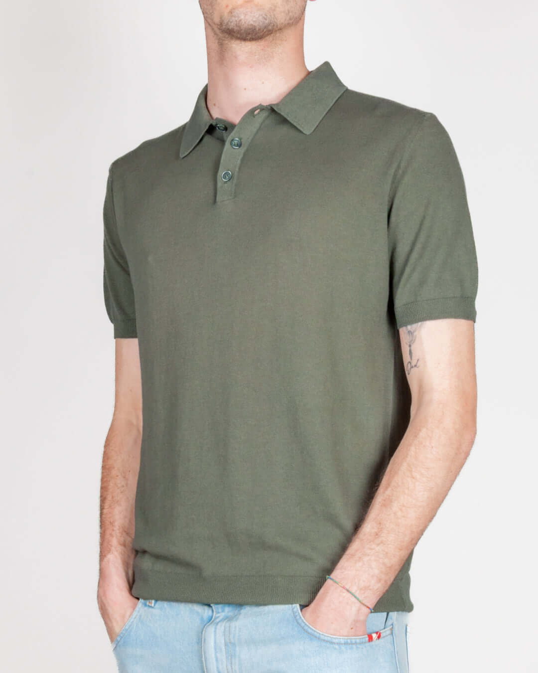 Polo con bottoni Retois manica corta puro cotone Art. 1.2106