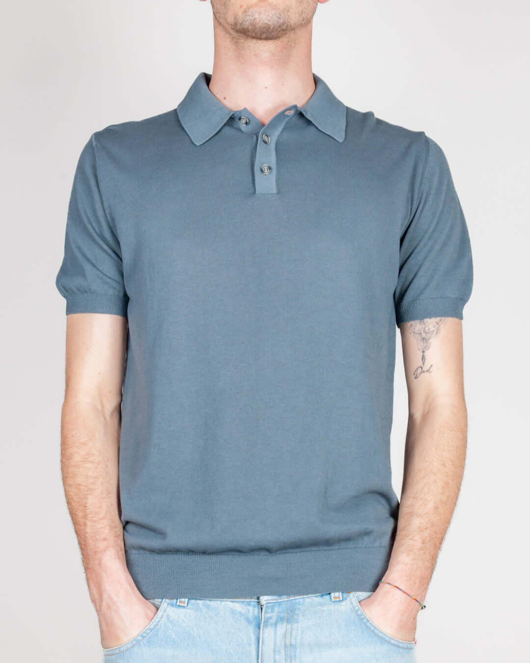 Polo con bottoni Retois manica corta puro cotone Art. 1.2106