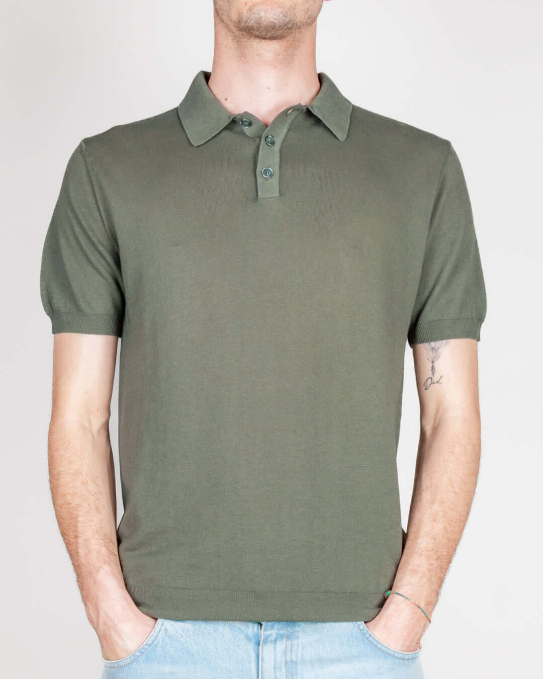Polo con bottoni Retois manica corta puro cotone Art. 1.2106