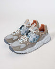 Sneakers Flower Mountain Art. YAMABUSHI - Sneakers in suede e tessuto tecnico Uomo Grigio-Verde Militare