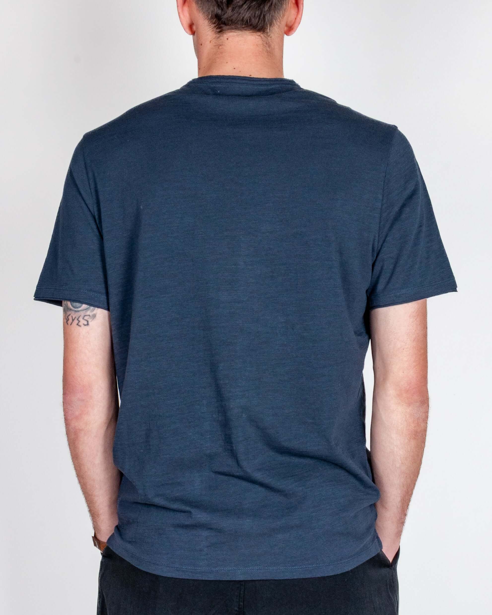 T-shirt cotone fiammato collo taglio vivo Uomo Berna  Art. BERNA M 261049