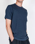T-shirt cotone fiammato collo taglio vivo Uomo Berna  Art. BERNA M 261049