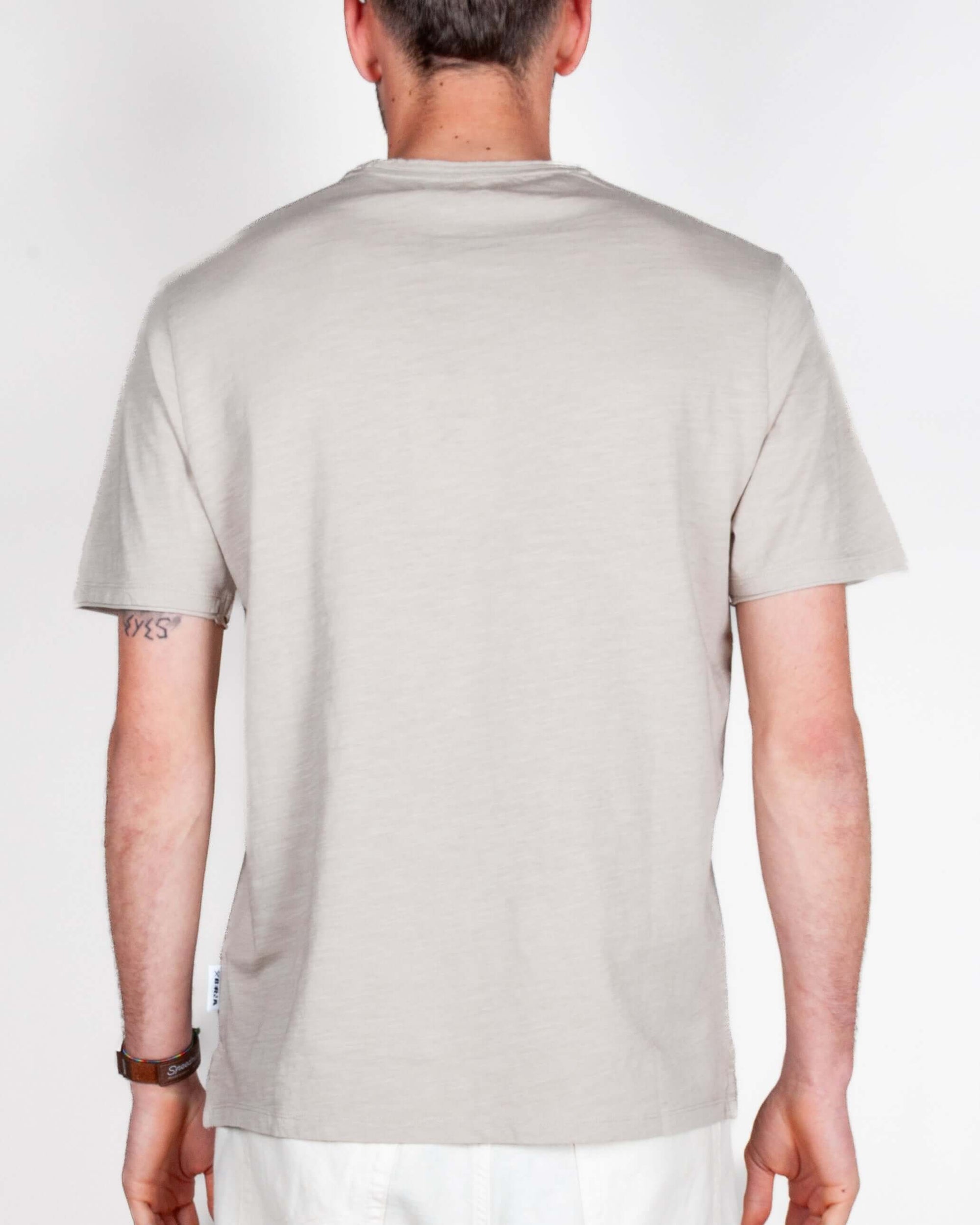 T-shirt cotone fiammato collo taglio vivo Uomo Berna  Art. BERNA M 261049