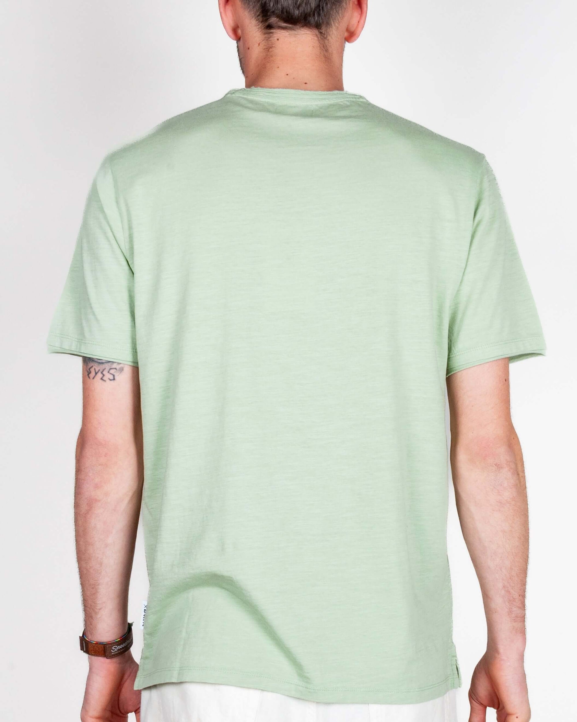 T-shirt cotone fiammato collo taglio vivo Uomo Berna  Art. BERNA M 261049