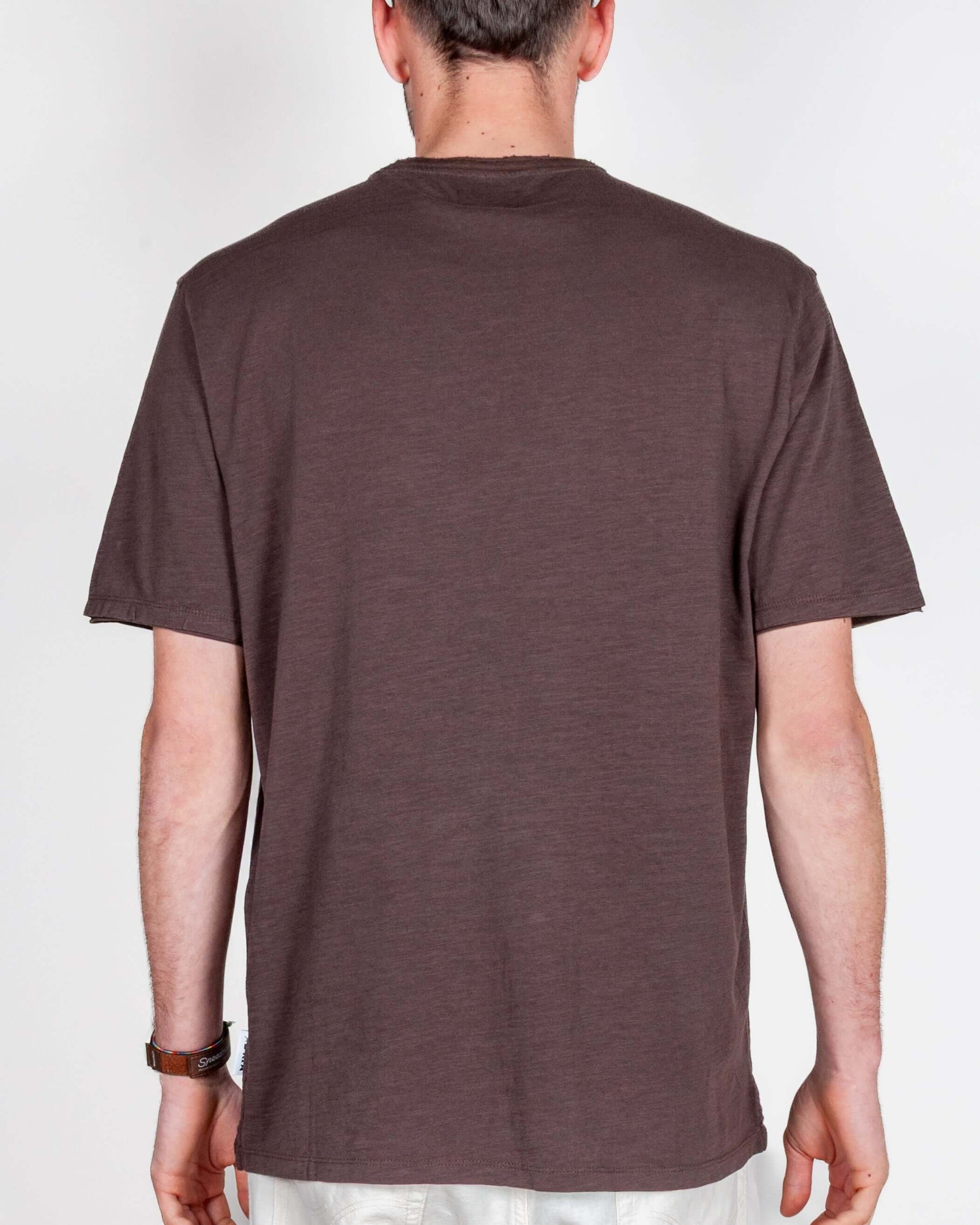 T-shirt cotone fiammato collo taglio vivo Uomo Berna  Art. BERNA M 261049