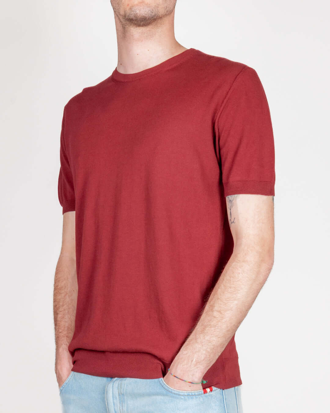 T-shirt in filo Retois manica corta puro cotone Art. 1.2104