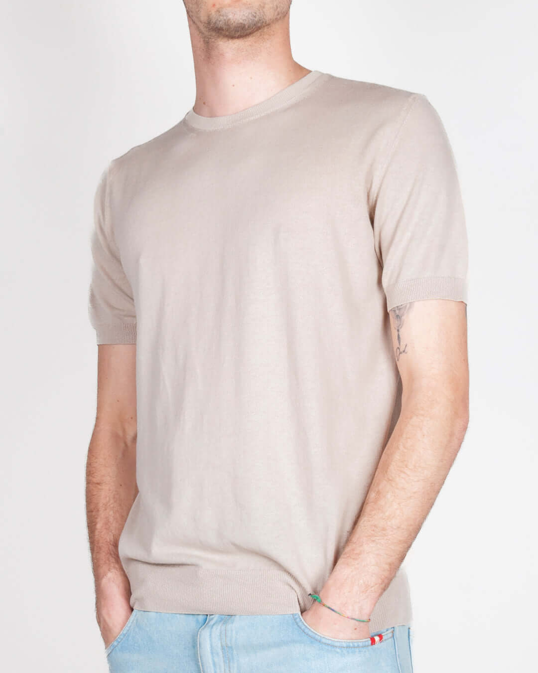 T-shirt in filo Retois manica corta puro cotone Art. 1.2104