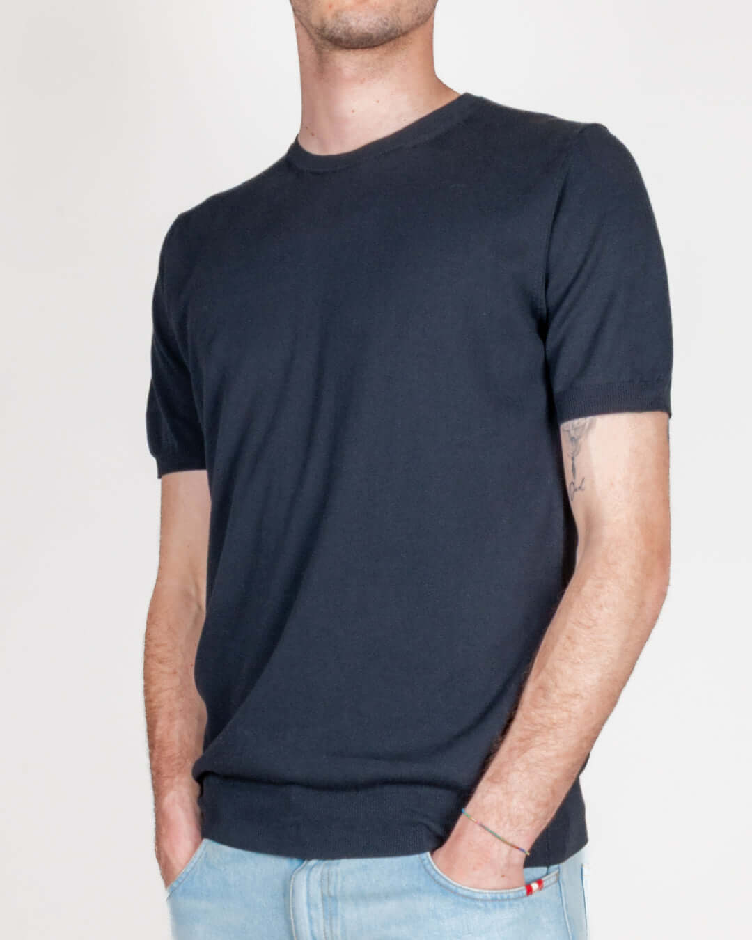 T-shirt in filo Retois manica corta puro cotone Art. 1.2104