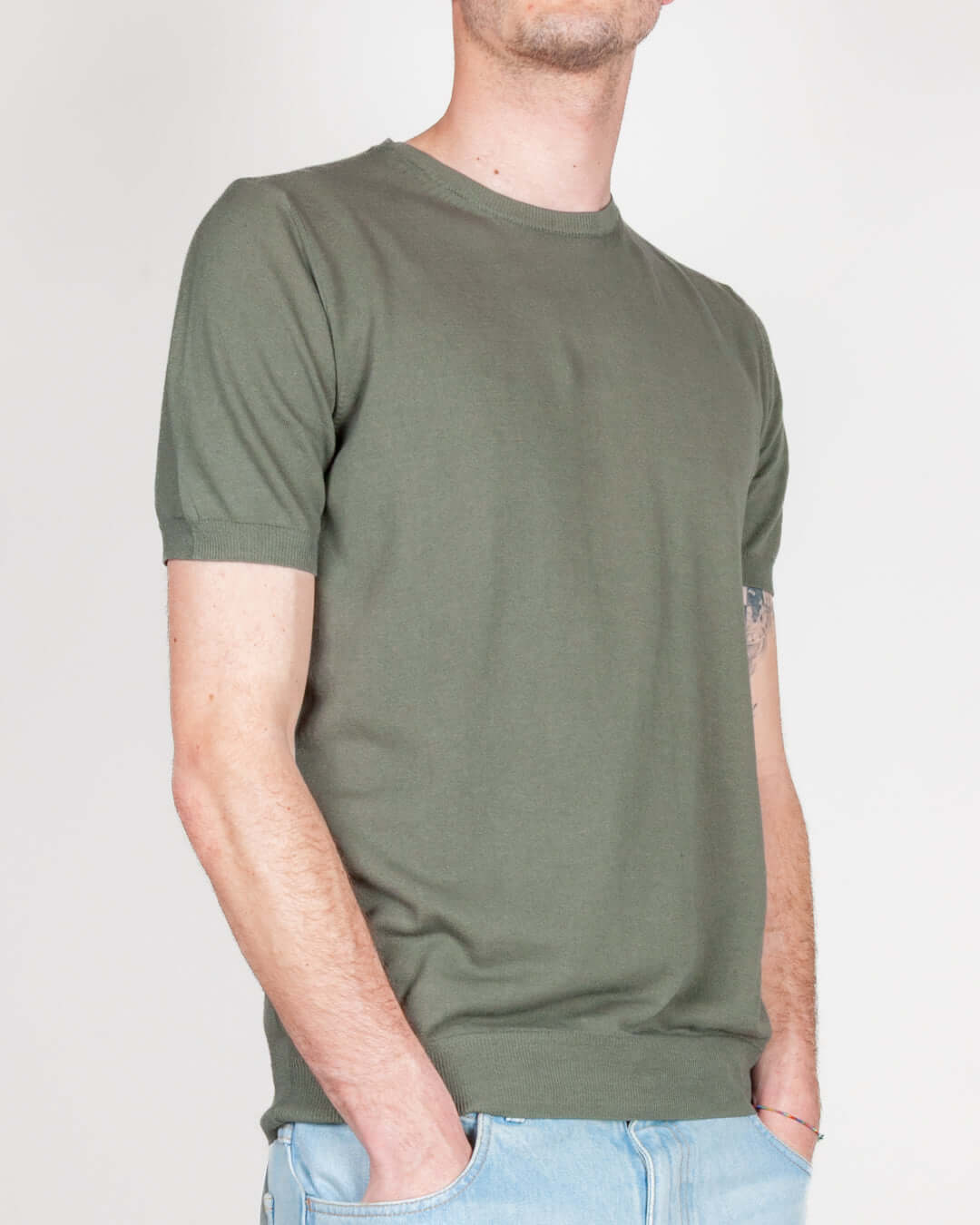 T-shirt in filo Retois manica corta puro cotone Art. 1.2104