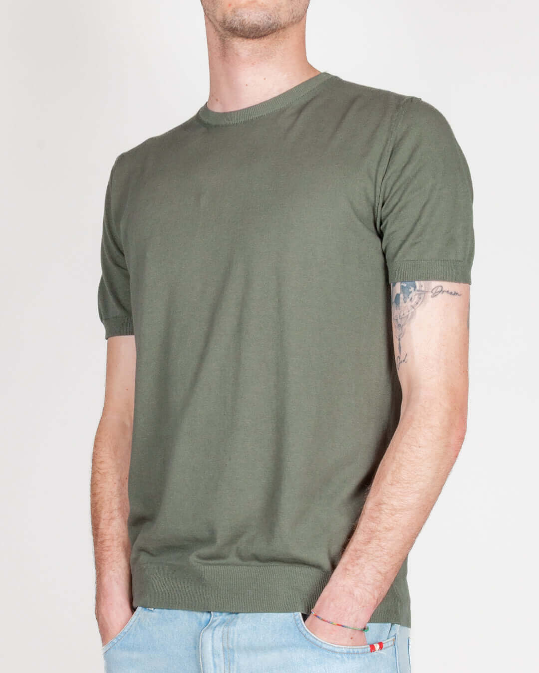 T-shirt in filo Retois manica corta puro cotone Art. 1.2104