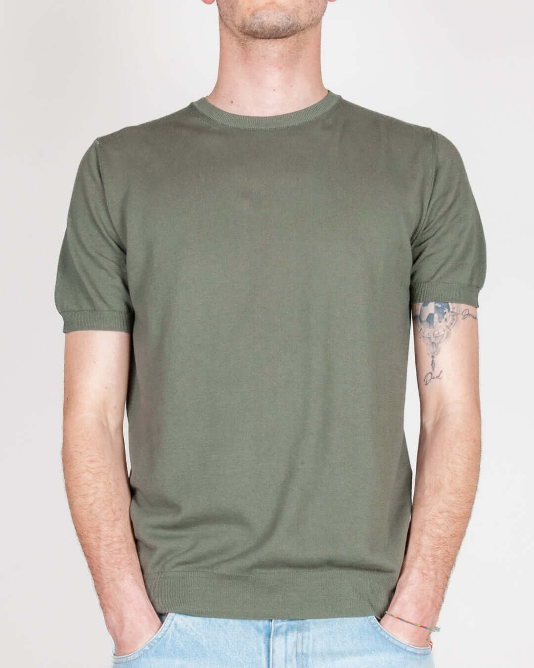 T-shirt in filo Retois manica corta puro cotone Art. 1.2104