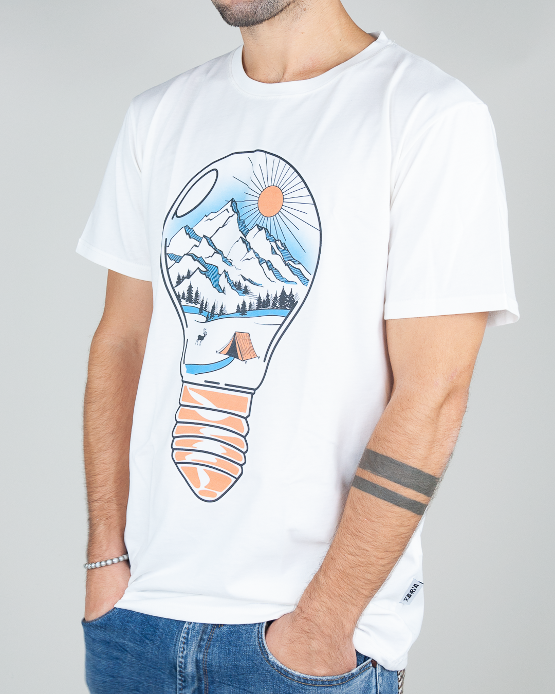 Berna T-shirt Uomo Lampadina Art. M 246336 - 1921 Store